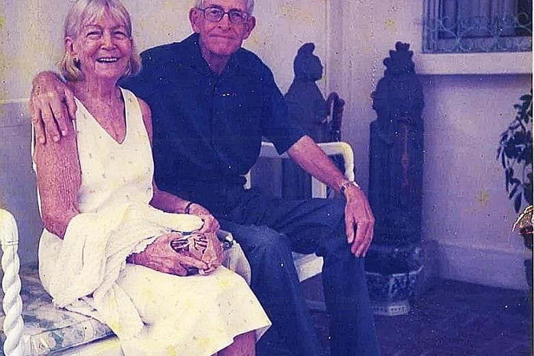 Mr Gerry Essery and his wife Jo became Singapore citizens in the 1970s. Though they both lived in Singapore before World War II, they met only later in South Africa. Below: The couple in their younger days.