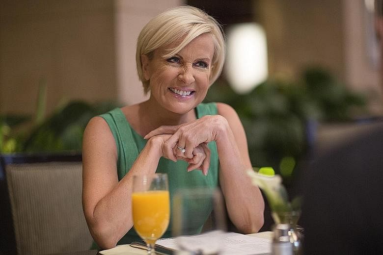 US President Donald Trump made jibes about Ms Mika Brzezinski's looks and called her "low I.Q. Crazy Mika".
