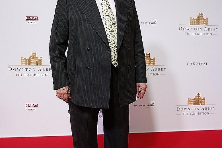 Julian Fellowes (above) wrote the six seasons of Downton Abbey, starring Laura Carmichael, Elizabeth McGovern and Michelle Dockery, and says he rarely took suggestions from the cast or fans.