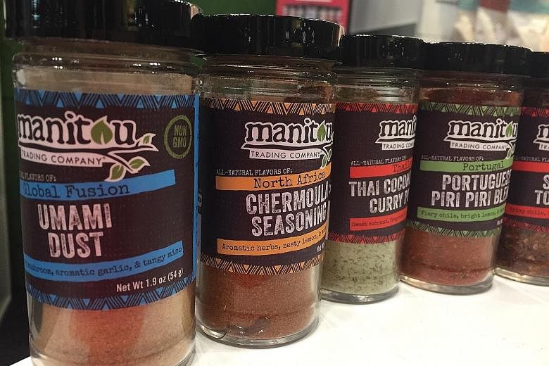 African spices now come bottled with Manitou Trading Company's range of seasoning.