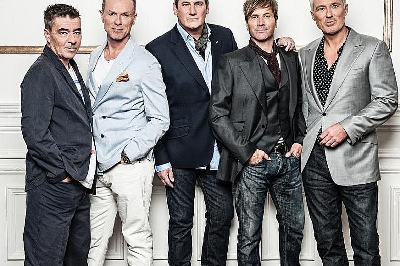 Spandau Ballet, formerly made up of (from left) John Keeble, Gary Kemp, Tony Hadley, Steve Norman and Martin Kemp, will move on without frontman Hadley.