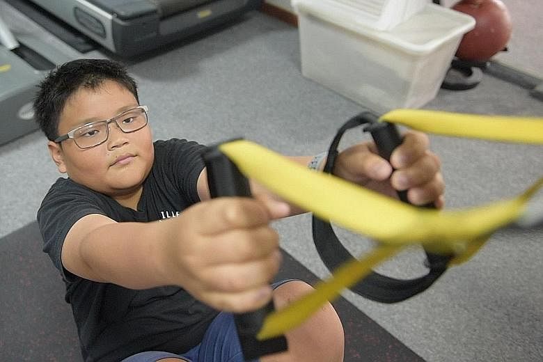 When Matthew Kum, 12, signed up last year, his main goal was to pass the Napfa test in school. Since then, the Secondary 1 student says he has lost weight and is able to focus better in class.
