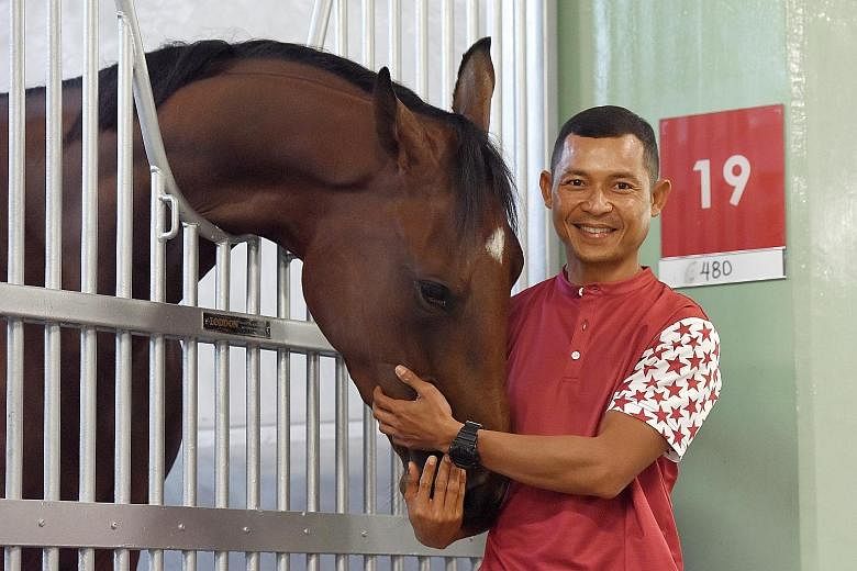 Former local jockey Saimee Jumaat, 45, is now a trainer after receiving his licence. He has about 20 horses under his charge.