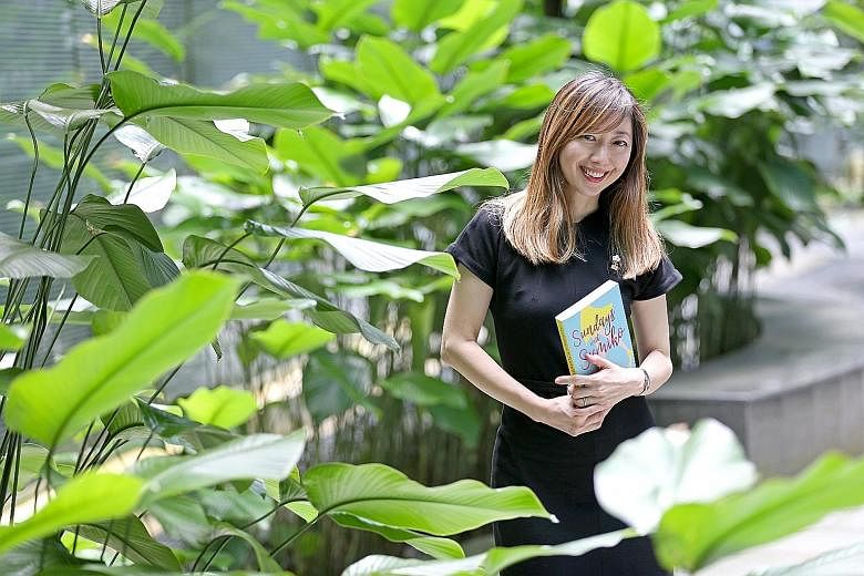 The columns in ST executive editor Sumiko Tan's collection include confessions about the stigma of singlehood, finding love in her late 40s, and the difficulty of coping with her new roles as wife and stepmother.
