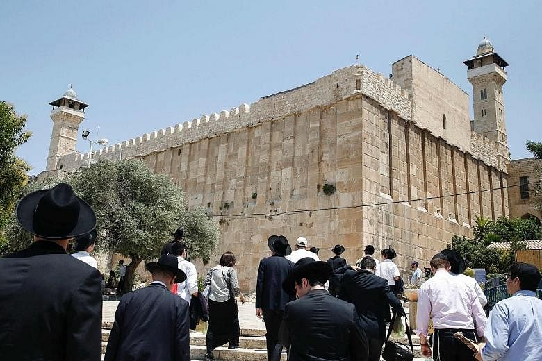 The Ibrahimi Mosque, known to Jews as the Tomb of the Patriarchs, in the heart of the divided city of Hebron, is holy to both faiths and has long been a flashpoint of the Israeli-Palestinian conflict.