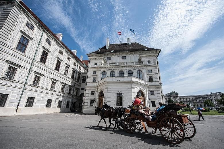 The Hofburg palace in Vienna. Unesco said a high-rise project under development will undermine the historic centre's value.