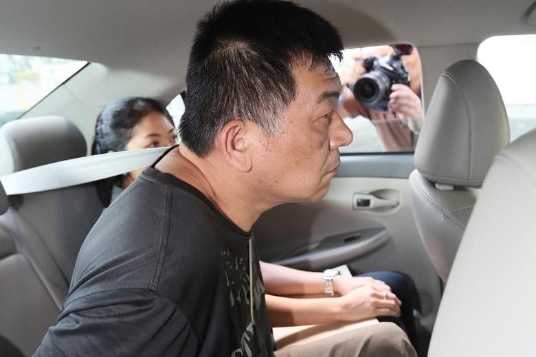 Taiwanese Huang Ying-Chun is said to be involved in a series of scams. His case is expected to be heard again on Friday. PHOTO: LIANHE WANBAO