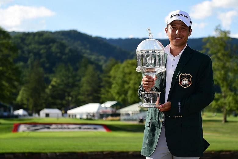 Golf Xander Schauffele claims Greenbrier Classic for his first PGA