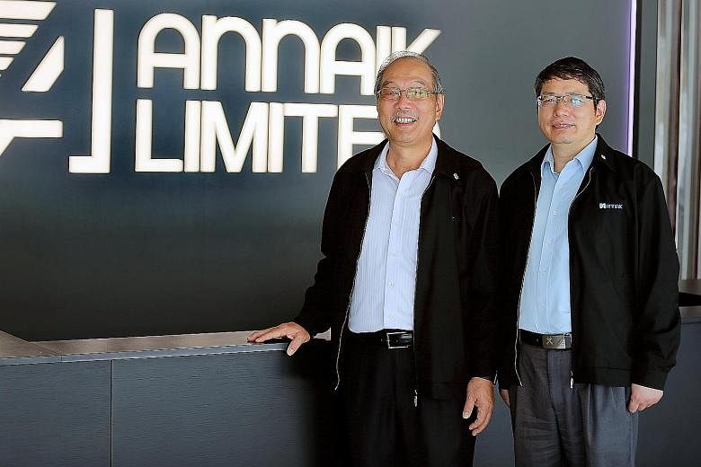 Pioneer co-founders James Ow Chin Seng (left) and Raymond Yang set up the business in 2010. It positions itself as a professional consultancy and service provider that not only supplies products, but also installs and manages full-scale water-reclama