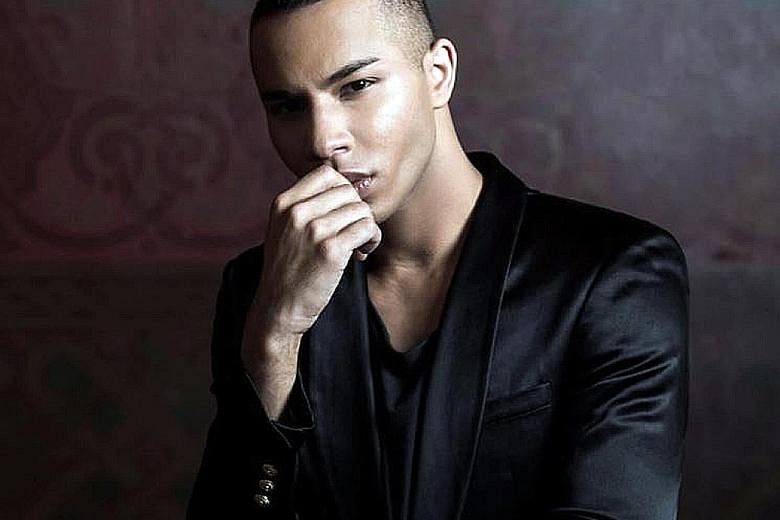 Olivier Rousteing (above) started in Balmain as a womenswear designer.