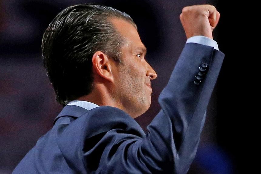 Mr Donald Trump Jr is embroiled in a scandal involving a meeting with a Kremlin-linked lawyer during his father's presidential campaign last year.