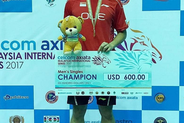 Singapore shuttler Loh Kean Yew emerged victorious in Putrajaya in the Malaysia International Series, beating 11th seed Cheam June Wei 21-19, 21-14 in the final yesterday.
