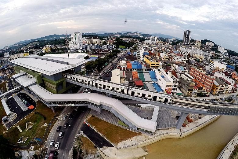 The completed 51km Sungai Buloh to Kajang network, called the SBK Line, covers many estates on the north-western and south-eastern periphery of Kuala Lumpur. With public complaints over traffic snarls and the high cost of highway tolls, the governmen