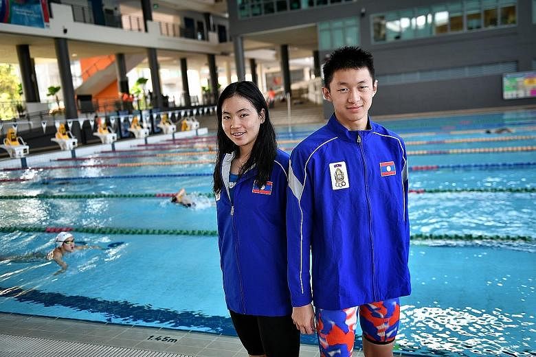 Laos' Siri Arun Budcharern and Santisouk Inthavong aspire to become better swimmers after receiving wild-card entries to compete at last year's Rio de Janeiro Olympics.