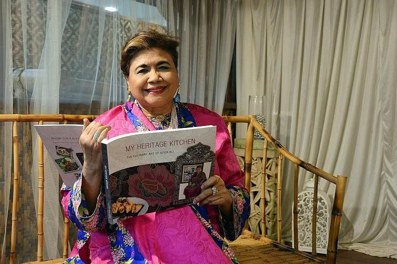 My Heritage Kitchen by Aziza Ali features 73 dishes from the various cultures that make up the author's heritage as well as showcases 20 of her food-related paintings and a poem by her.