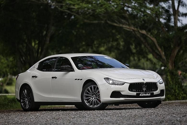 The Maserati Ghibli clocks a 5.5-second century sprint and a peak velocity of 267kmh.