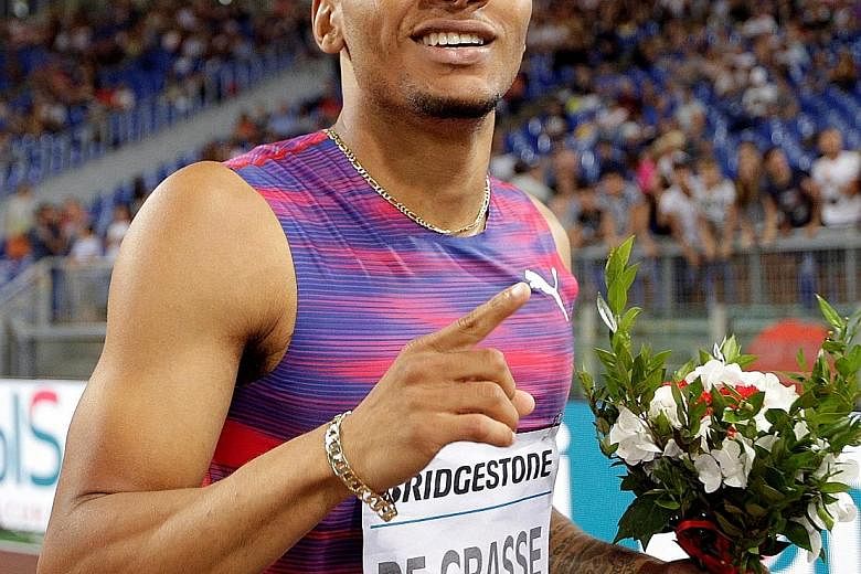 The agent who represents Canadian athlete Andre de Grasse (above) claimed he was excluded from running the 100m against Usain Bolt in Monaco yesterday. But the allegation has been denied by the event organiser and also by Bolt's management.