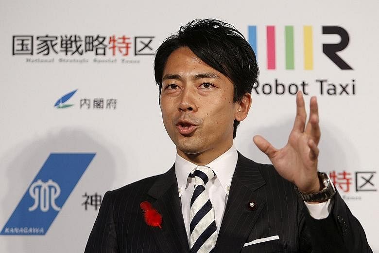 Mr Shinjiro Koizumi, the 36-year-old bachelor son of charismatic former Japanese premier Junichiro Koizumi, has been suggested as a future leader since being elected in a 2009 Lower House poll.