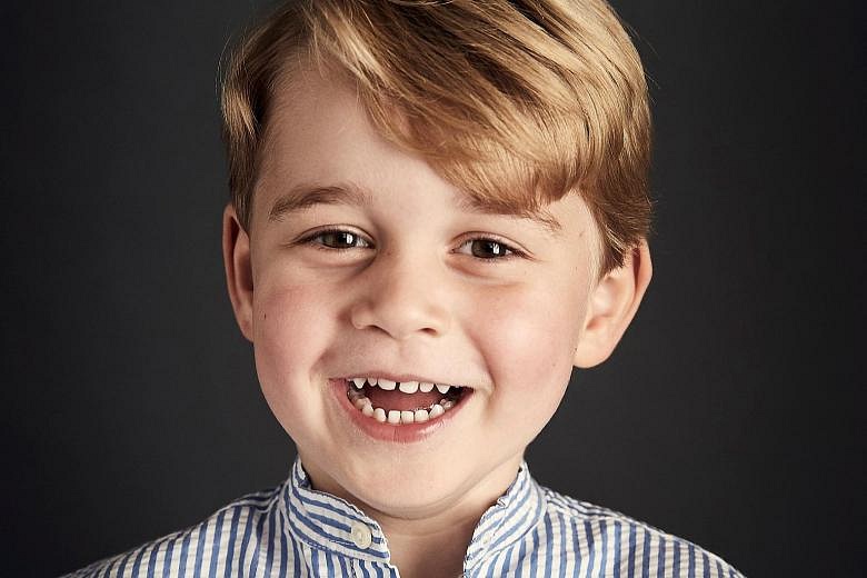 New portrait released ahead of British Prince George's 4th birthday on ...