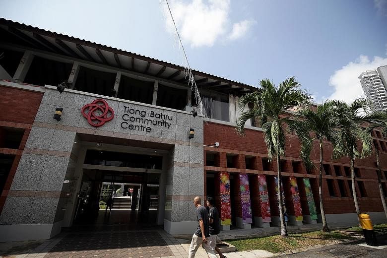 After two years of renovation, Tiong Bahru CC's multipurpose hall has a higher ceiling and there are new function rooms. A covered bridge connects the two buildings and the premises are barrier-free.