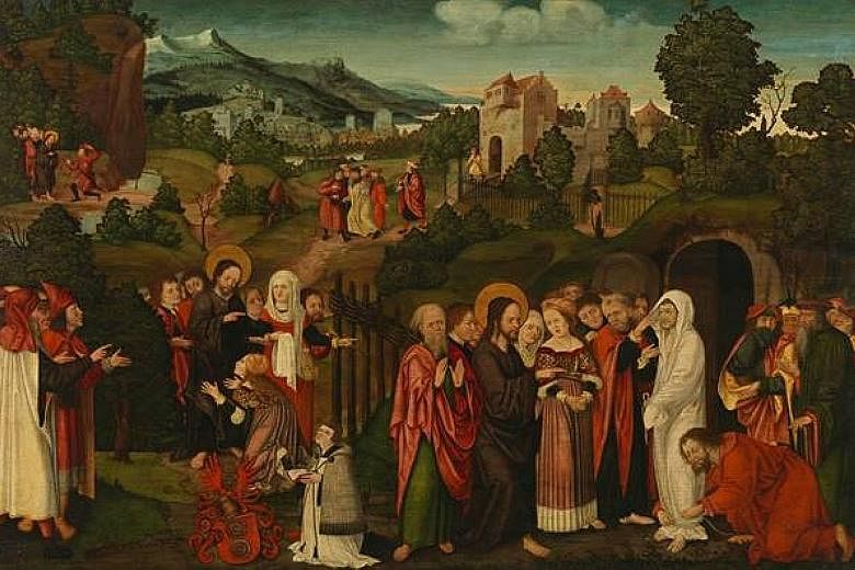 The Raising Of Lazarus, a Renaissance-era painting, was looted by the Nazis and then bought by Hermann Goering, a military leader in Hitler's Germany.