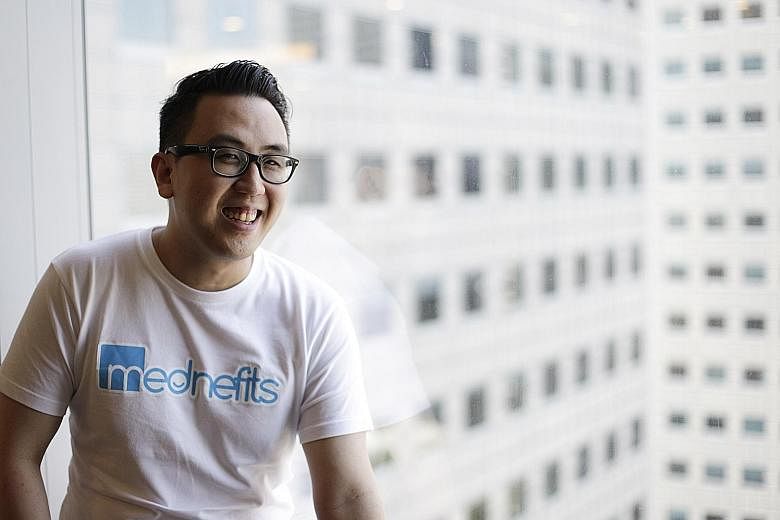 Mr Chris Teo co-founded Mednefits to offer budget-friendly health insurance plans to SMEs, plus the growing number of self-employed and contract workers.