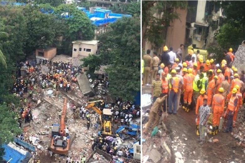 At least 6 dead, dozens trapped in Mumbai building collapse | The ...