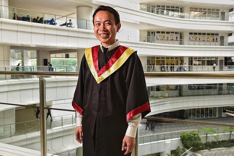 Mr Mohamed Rizal Abdul Rahim is earning 70 to 80 per cent more than what he used to before gaining his ITE qualification. He is now considering taking up a diploma.