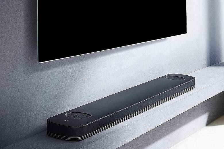 As a soundbar, LG's SJ9 does a competent job of replicating a 3D-sound environment with good surround depth and vertical height, and is able to give a convincing surround-sound atmosphere.
