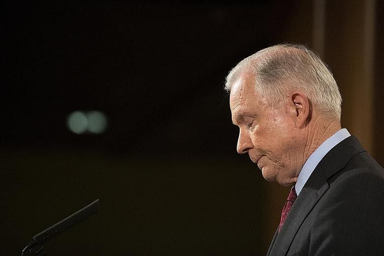 US Attorney-General Jeff Sessions, who has been openly criticised by Mr Trump, has said he has no plans to resign.