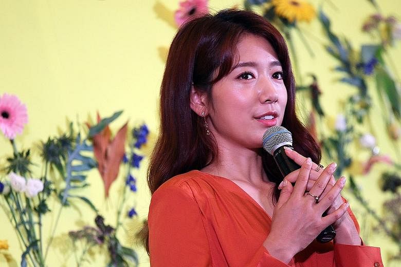 Park Shin Hye says she will embrace signs of ageing.