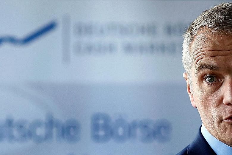 Mr Carsten Kengeter is being investigated over what he knew about London Stock Exchange takeover talks when he bought €4.5 million (S$7.08 million) of Deutsche Boerse shares.