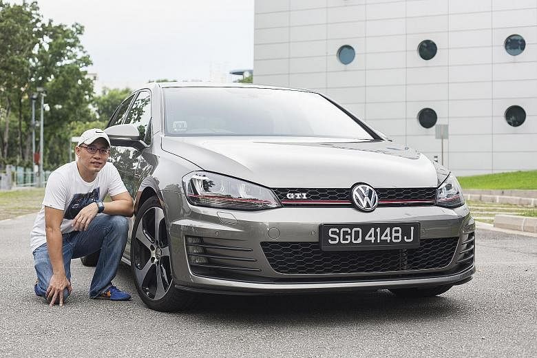Mr Alex Seow drives the Volkswagen Golf GTI Mk 7 to Kuala Lumpur regularly.