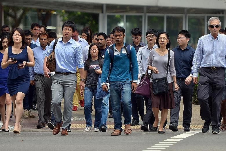 Maybank Kim Eng economists Chua Hak Bin and Lee Ju Ye said the employment figures are falling well short of the ministry's projected annual employment growth of 25,000 to 40,000 over the next few years.