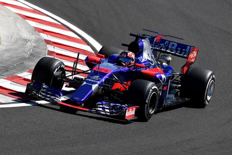 Formula One Kvyat Moves Closer To Race Ban With Grid Drop The Straits Times