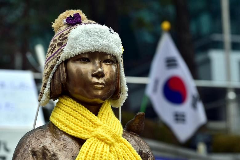 South Korea Starts Review Of Controversial Comfort Women Deal With Japan The Straits Times 0832