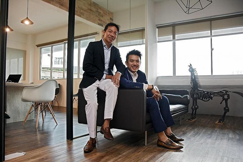 Mr Terence Loh (left) and Mr Nelson Loh co-founded Novena Global Lifecare Group in 2010. Group turnover last year was $67.8 million, about half of which came from the Chinese market - with South-east Asia, led by Singapore, making up the remainder. T