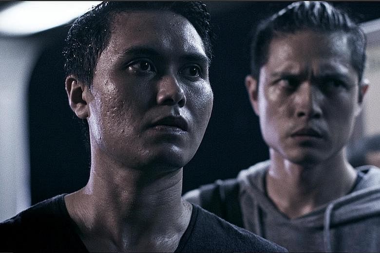 Fir Rahman (right) stars with Jaymeson Olivero (above) in Love In Transit, an original StarHub production.