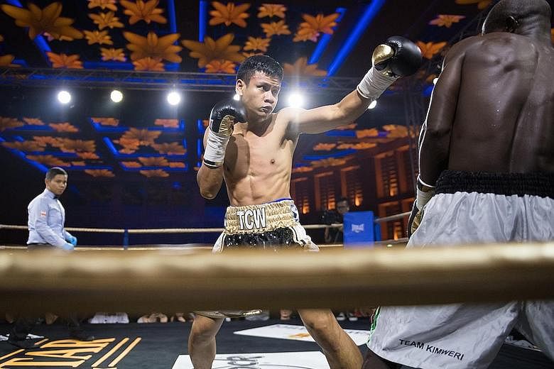 Singapore's Muhamad Ridhwan is relishing the prospect of twice-daily training sessions during his Aug 7-28 stint at the prestigious Mayweather Boxing Club in Las Vegas.