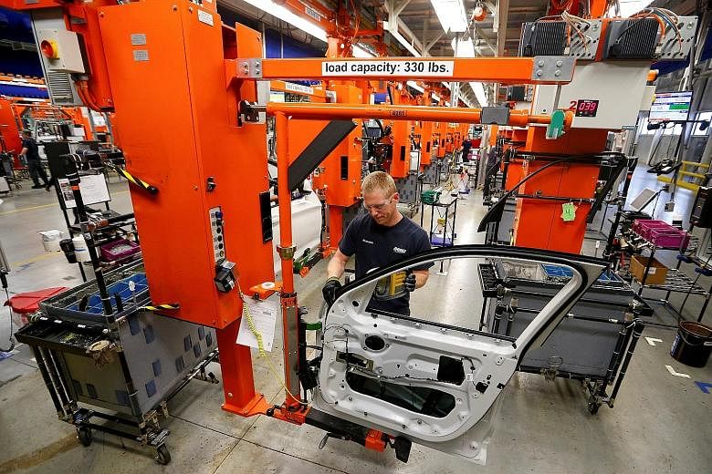 A BMW manufacturing plant in Spartanburg, South Carolina. American goods producers are sustaining progress that has been building since 2015. Steady US consumer and business demand, along with a recovering global economy, are allowing manufacturing t