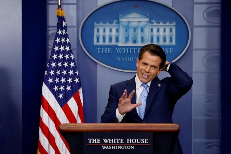 Mr Anthony Scaramucci had let loose an obscene tirade about his colleagues to a reporter.