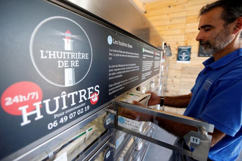 French oysters go on sale in vending machines The Straits Times