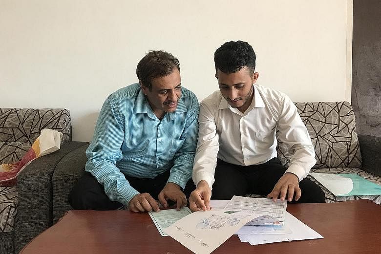 The waiting game continues for Yemenis Sadeq Naji Farhan Alzaraf (left) and Abdualrahaman Mohammad Mohsen Zaid, who are stranded in Malaysia, where they were told to go to apply for their US visas.