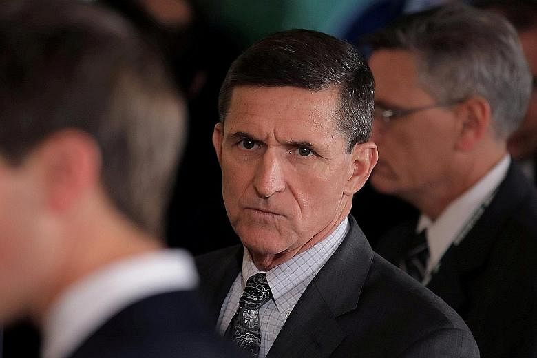 Mr Michael Flynn, who lasted only 24 days as national security adviser, was forced to resign in February after it became known that he had failed to disclose the content of talks he had with then Russian ambassador Sergei Kislyak.
