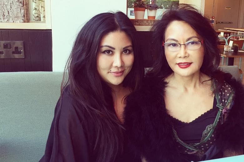 Left: Ms Angeline Francis Khoo with her mother Pauline Chai. A London court awarded Ms Chai $114 million after a drawn-out divorce tussle with tycoon Tan Sri Khoo Kay Peng. Above: Ms Khoo married Caribbean-born data scientist Jedidiah Francis nine ye
