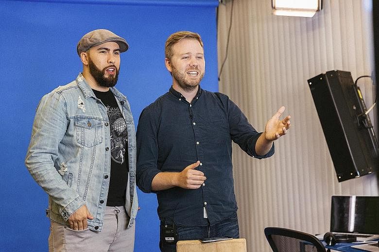 YouTube channel New Rockstars' Filup Molina (left) and Erik Voss (right) devote their channel to critique popular films and television shows such as Game Of Thrones.