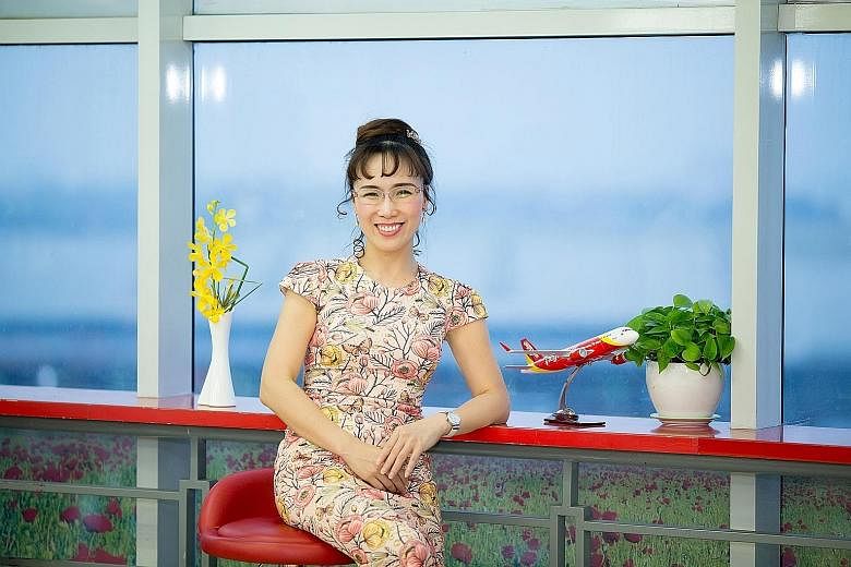 Ms Nguyen Thi Phuong Thao, the president and chief executive of budget airline Vietjet Air, built the company into a prominent carrier in the local aviation industry, even beating Vietnam Airlines in terms of local market share, and is eyeing widenin