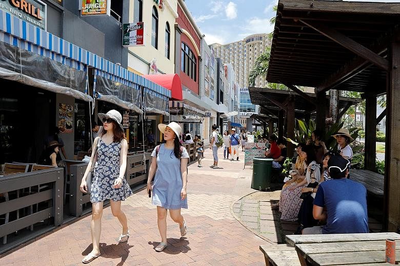 The Tumon tourist district on the island of Guam is popular with Asian visitors, including South Koreans.