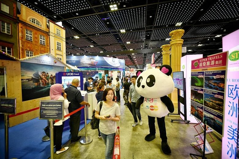 This year's Natas fair, which will run till tomorrow, has 80 exhibitors occupying more than 700 booths at Suntec Singapore Convention and Exhibition Centre. Admission is free for the public.