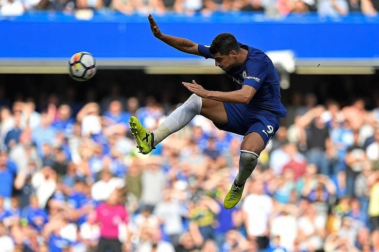 Chelsea's record signing Alvaro Morata in action against Burnley. Despite an outlay of $218 million in the summer, Blues manager Antonio Conte has been griping about his team's lack of depth.